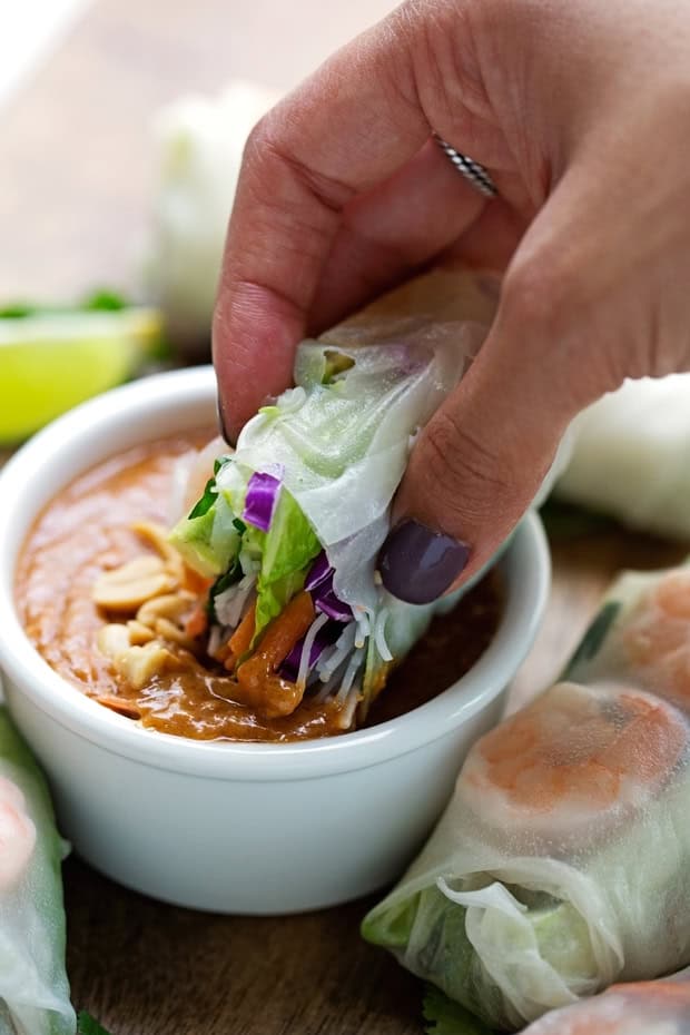 Vietnamese Fresh Spring Rolls (+Video)
