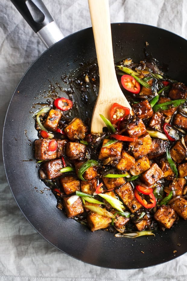 Black Pepper Tofu Stir Fry