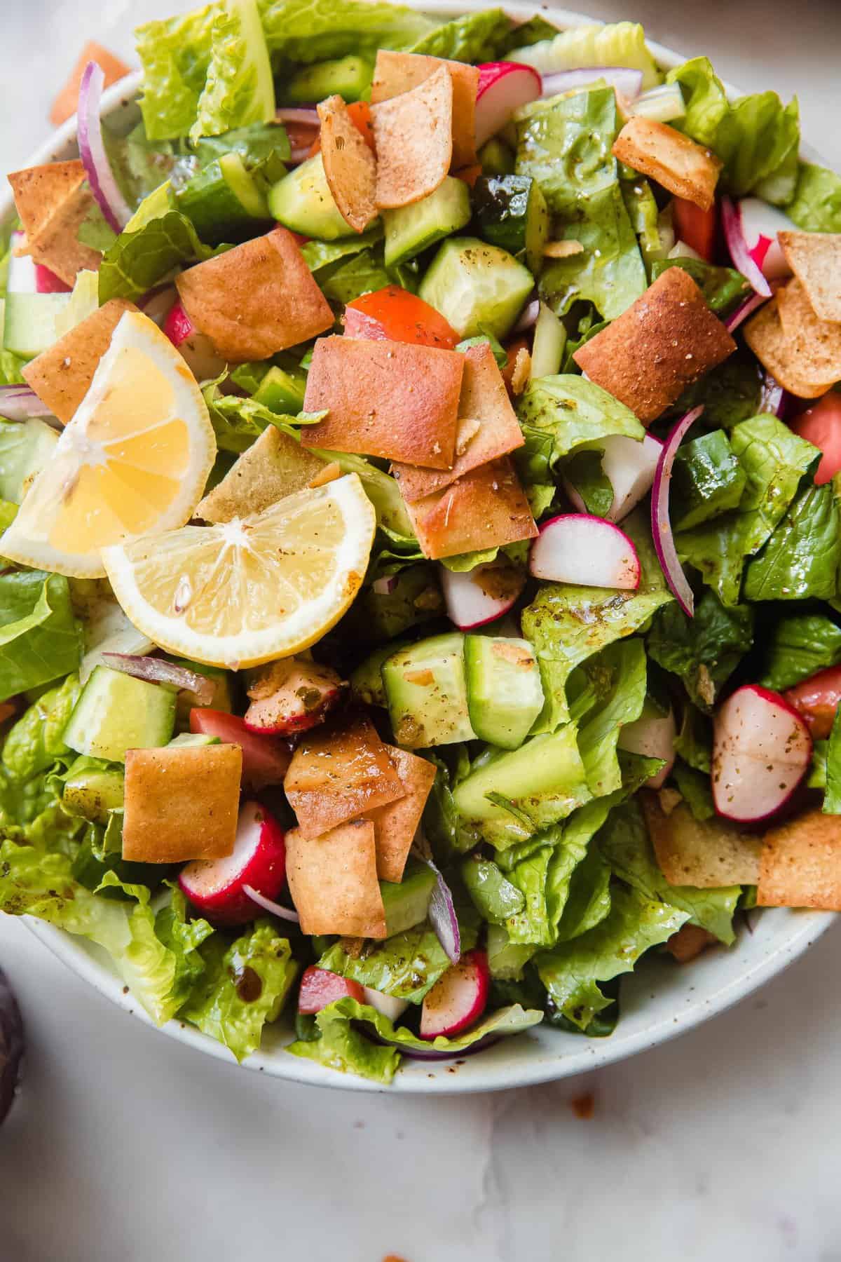 Lebanese Fattoush Salad