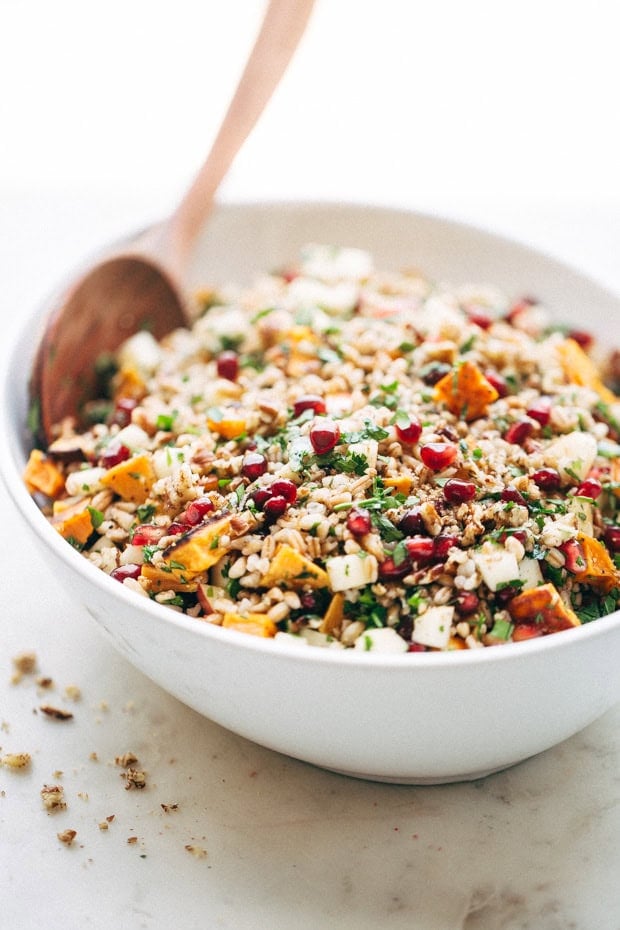 Jeweled Harvest Salad with Orange Dressing