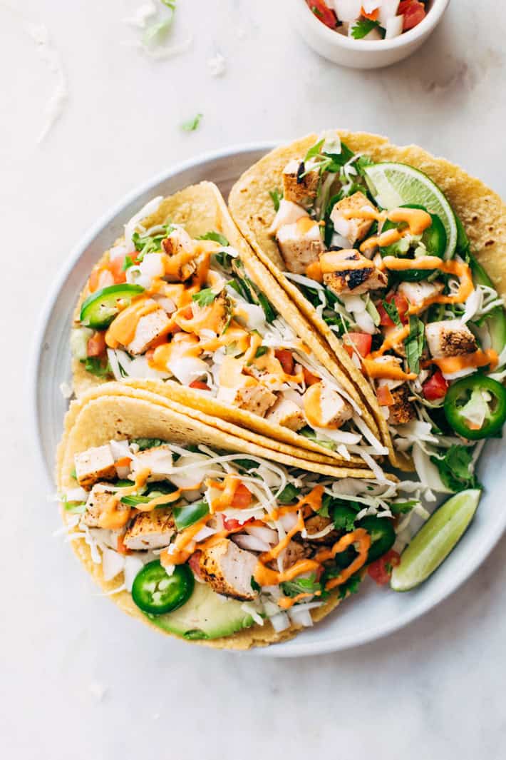 Gotta Have 'Em Ancho Chicken Street Tacos Recipe | Little Spice Jar
