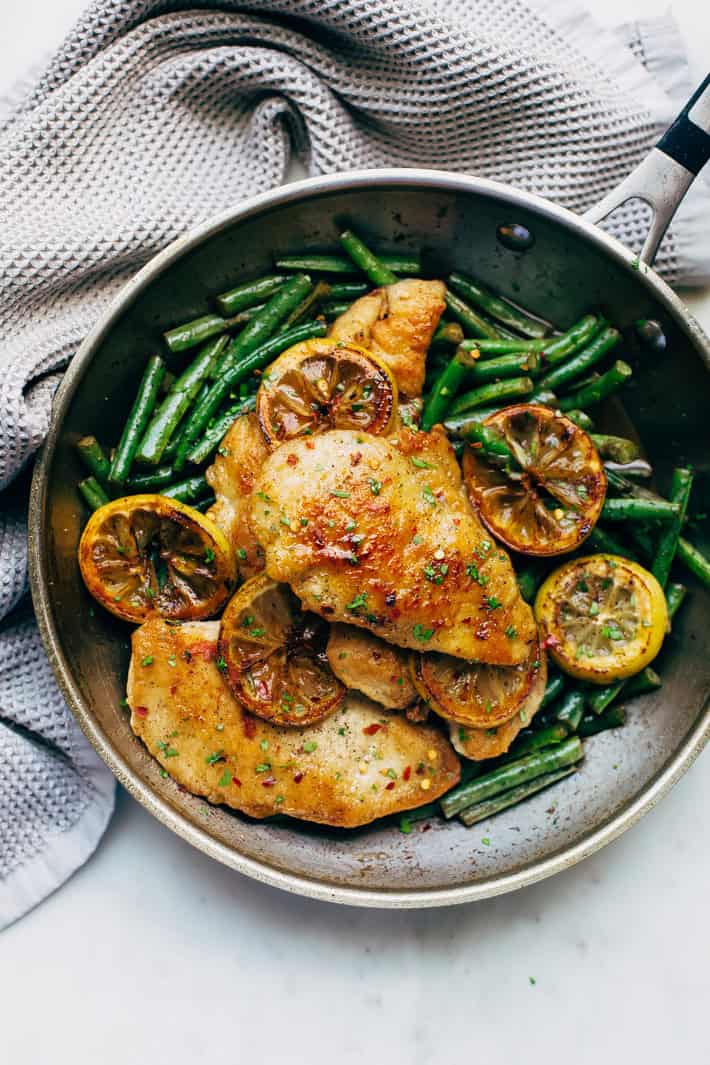 Honey Lemon Chicken with Green Beans Recipe | Little Spice Jar