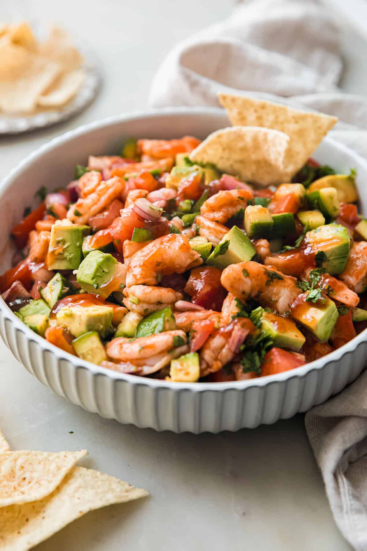 Mexican Shrimp Cocktail (+ Stuffed Avocados)