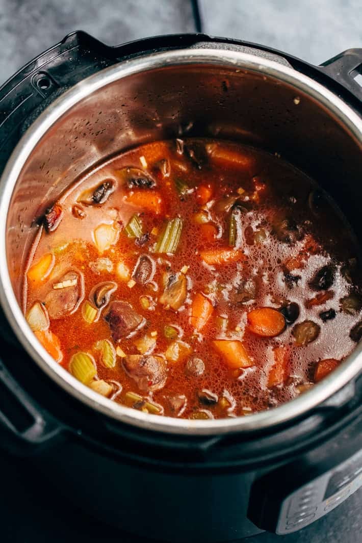 beef stew in the instant pot