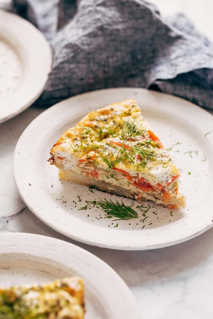 Smoked Salmon Breakfast Casserole