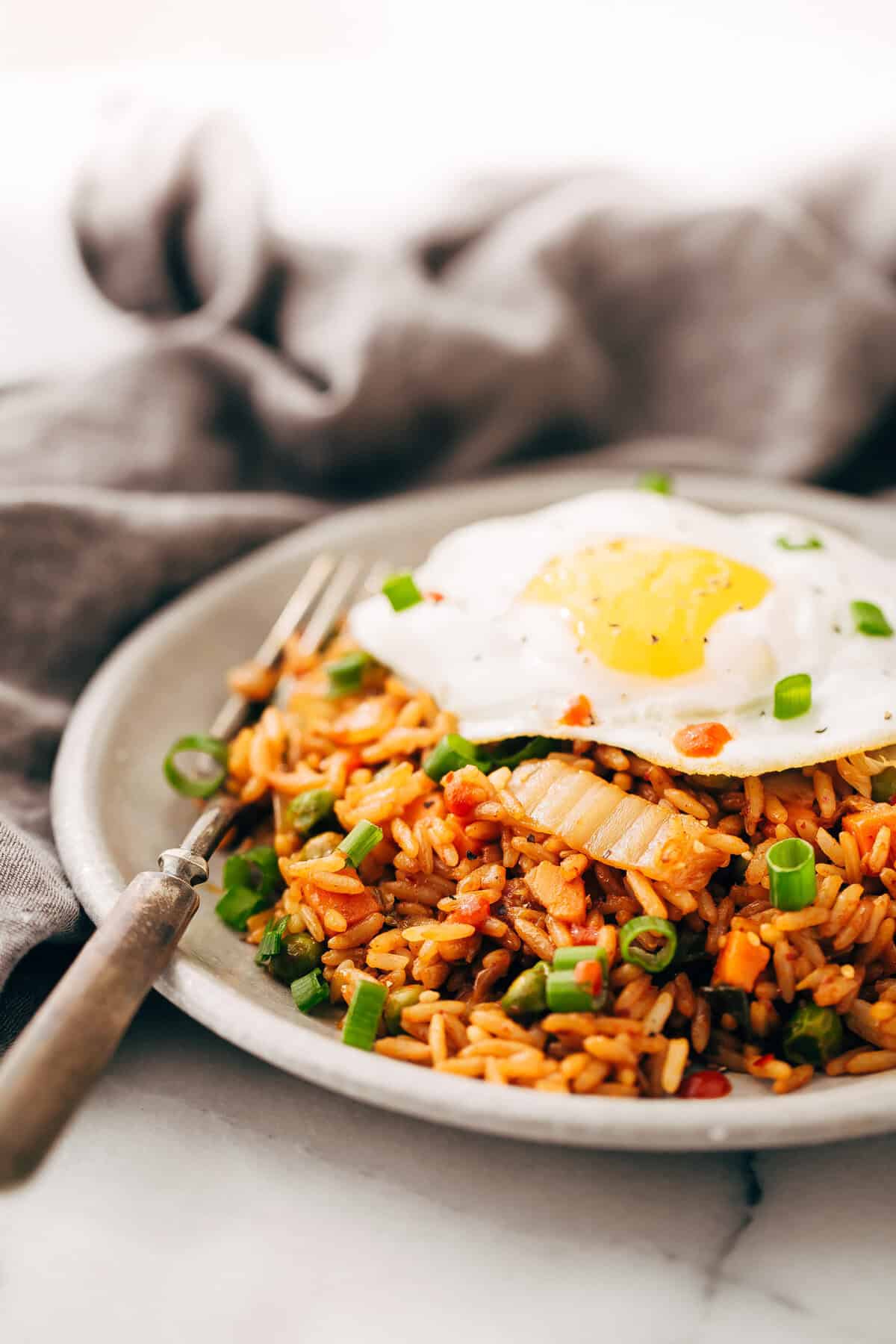 Quick Kimchi Fried Rice Recipe | Little Spice Jar