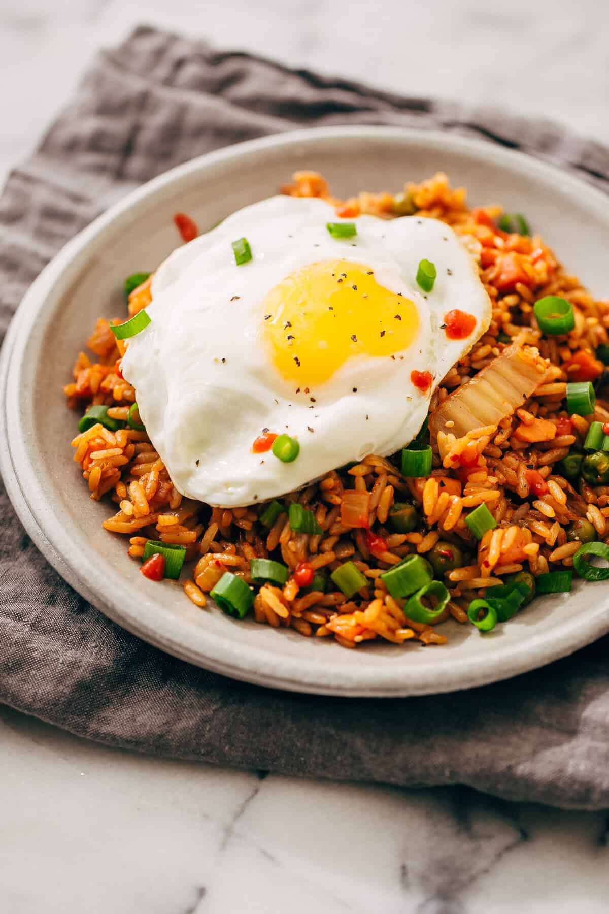 Quick Kimchi Fried Rice Recipe | Little Spice Jar