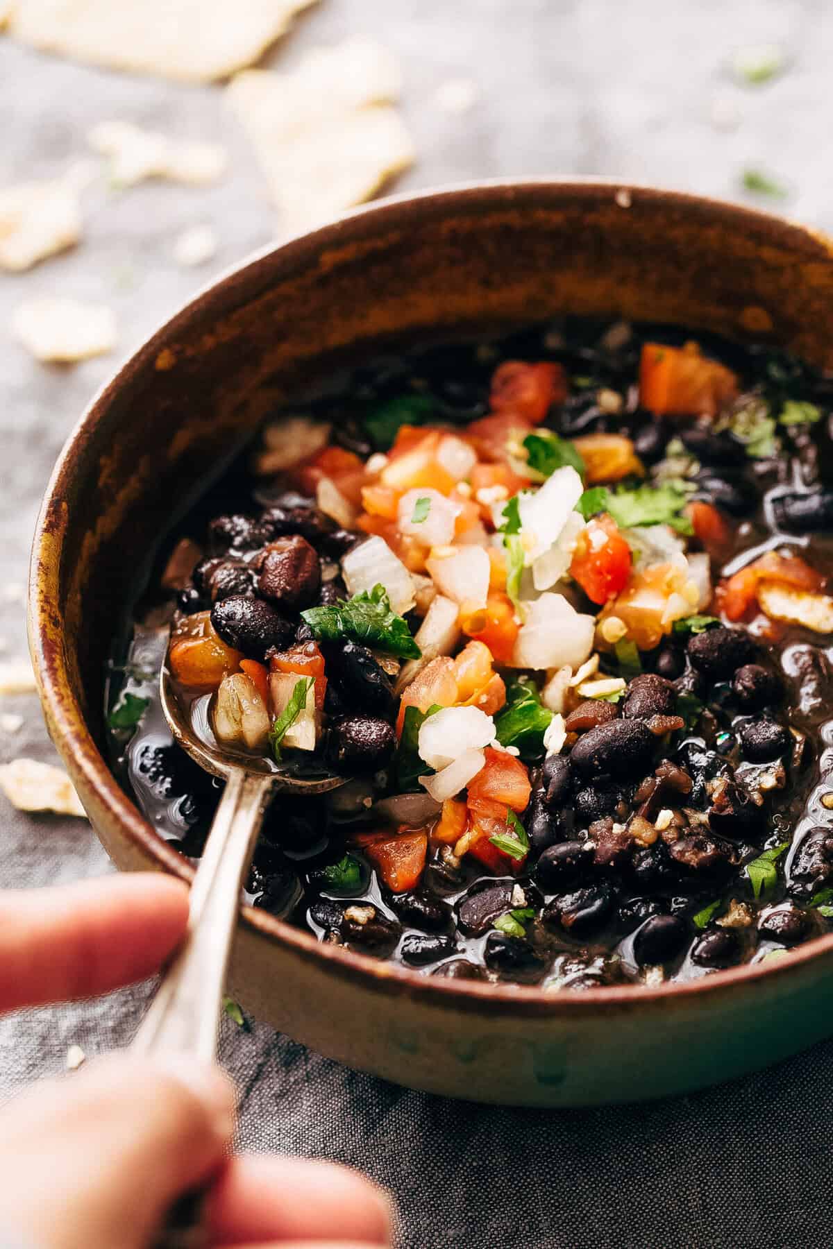 Instant Pot Easy Detoxing Black Bean Soup