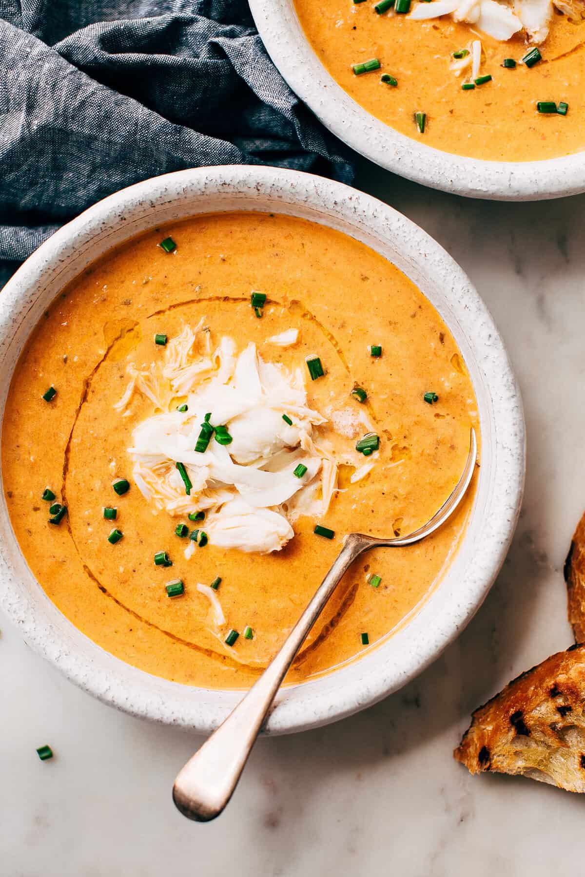 Blushing Tomato Crab Bisque