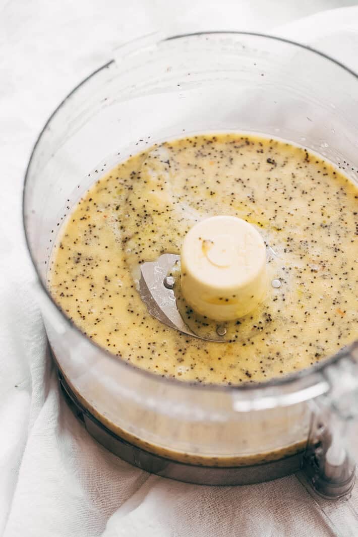 lemon poppyseed dressing in food processor