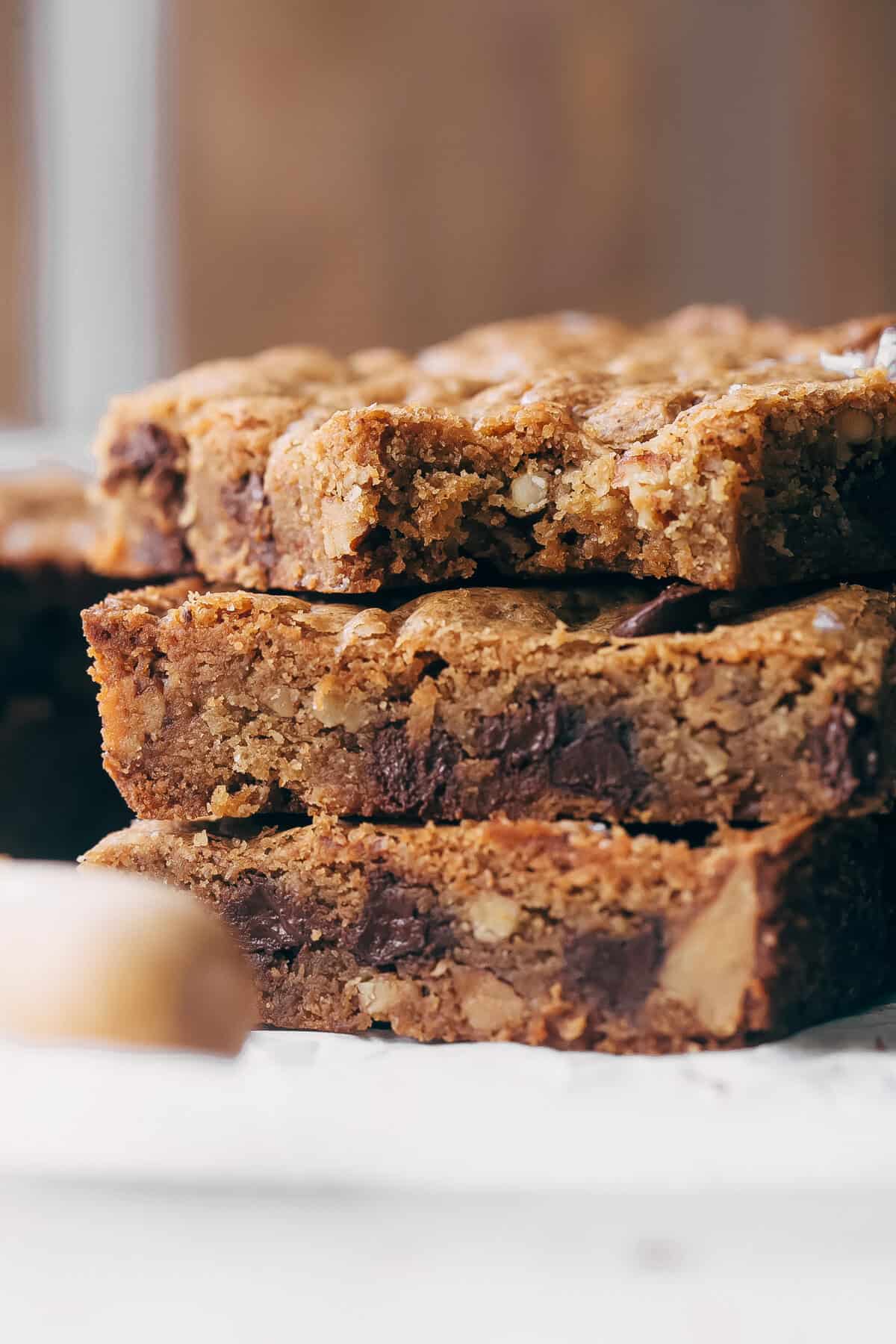 Brown Butter Pecan Chocolate Chip Blondies