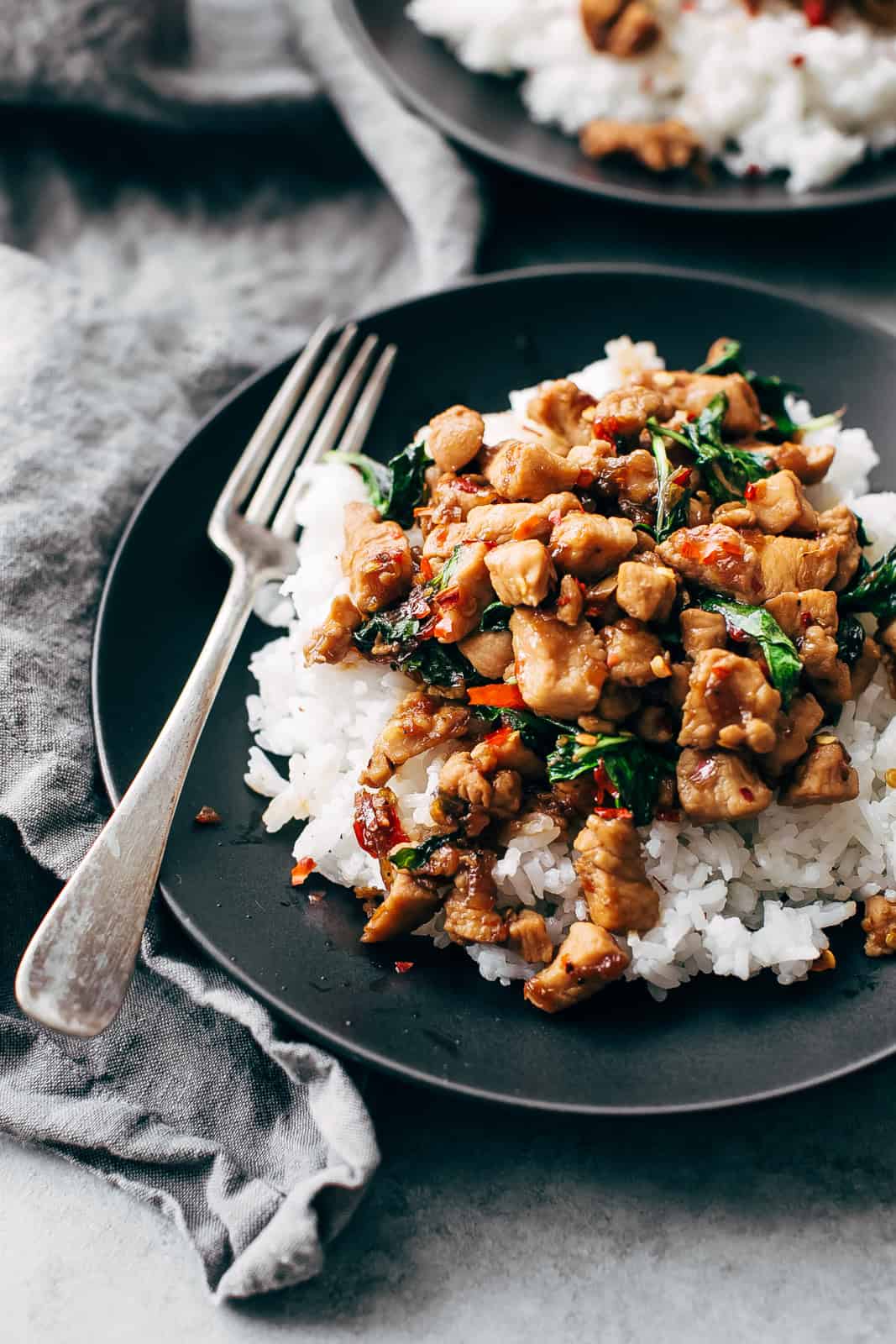 Garlic Lovers Thai Basil Chicken Recipe | Little Spice Jar