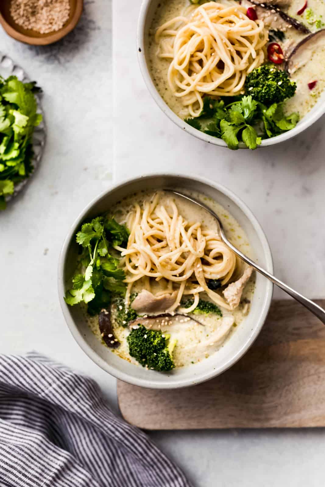 Thai Green Curry Chicken Soup
