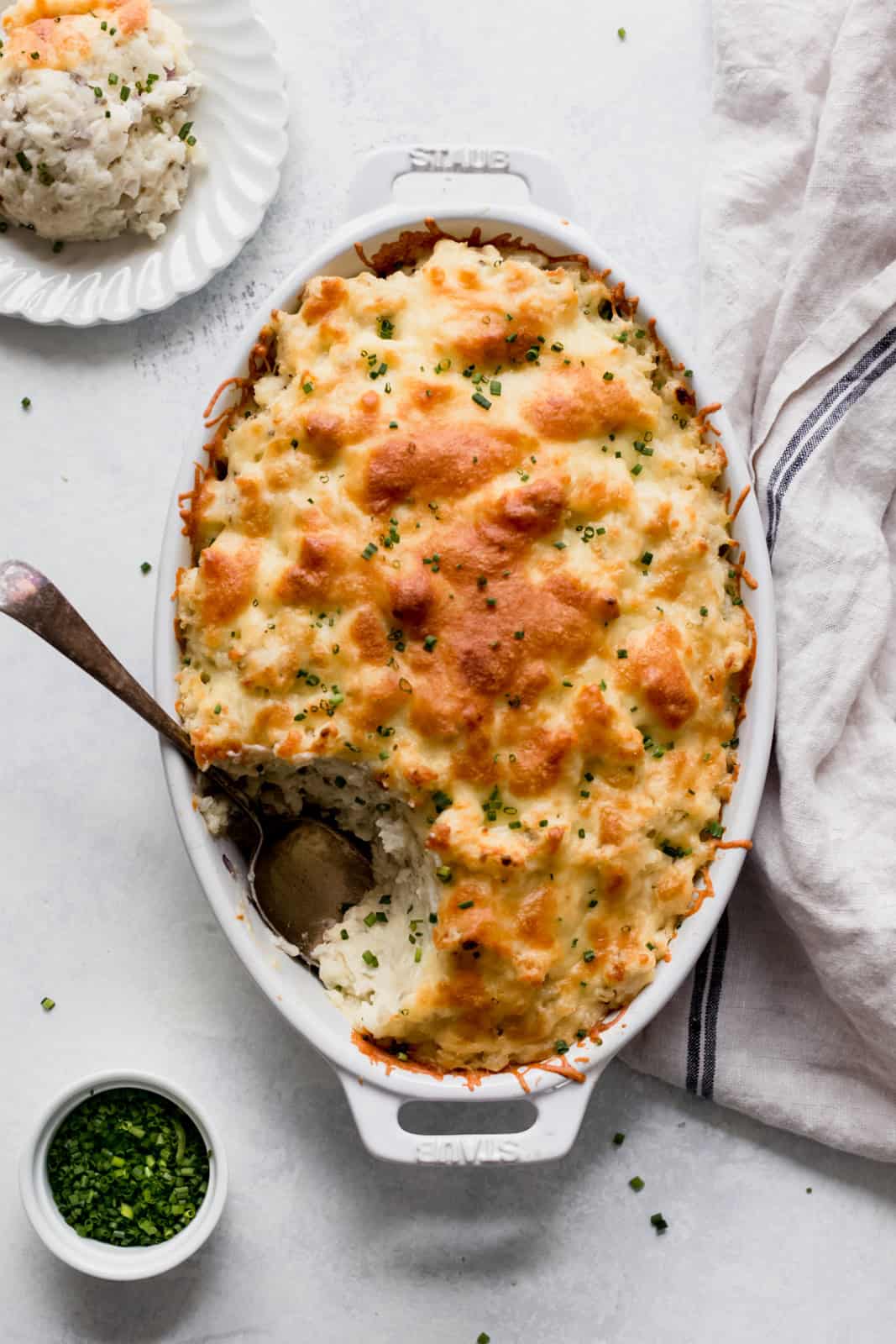 Twice Baked Potato Casserole (Potatoes Romanoff)