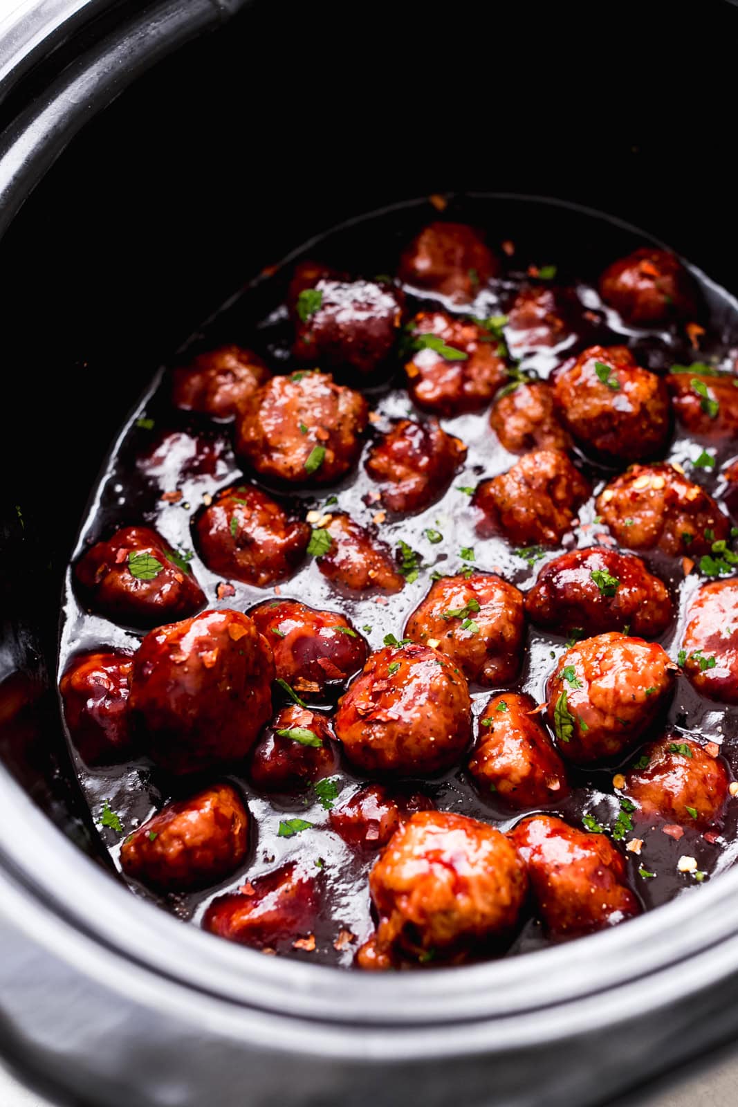 Slow Cooker Honey Chipotle Meatballs