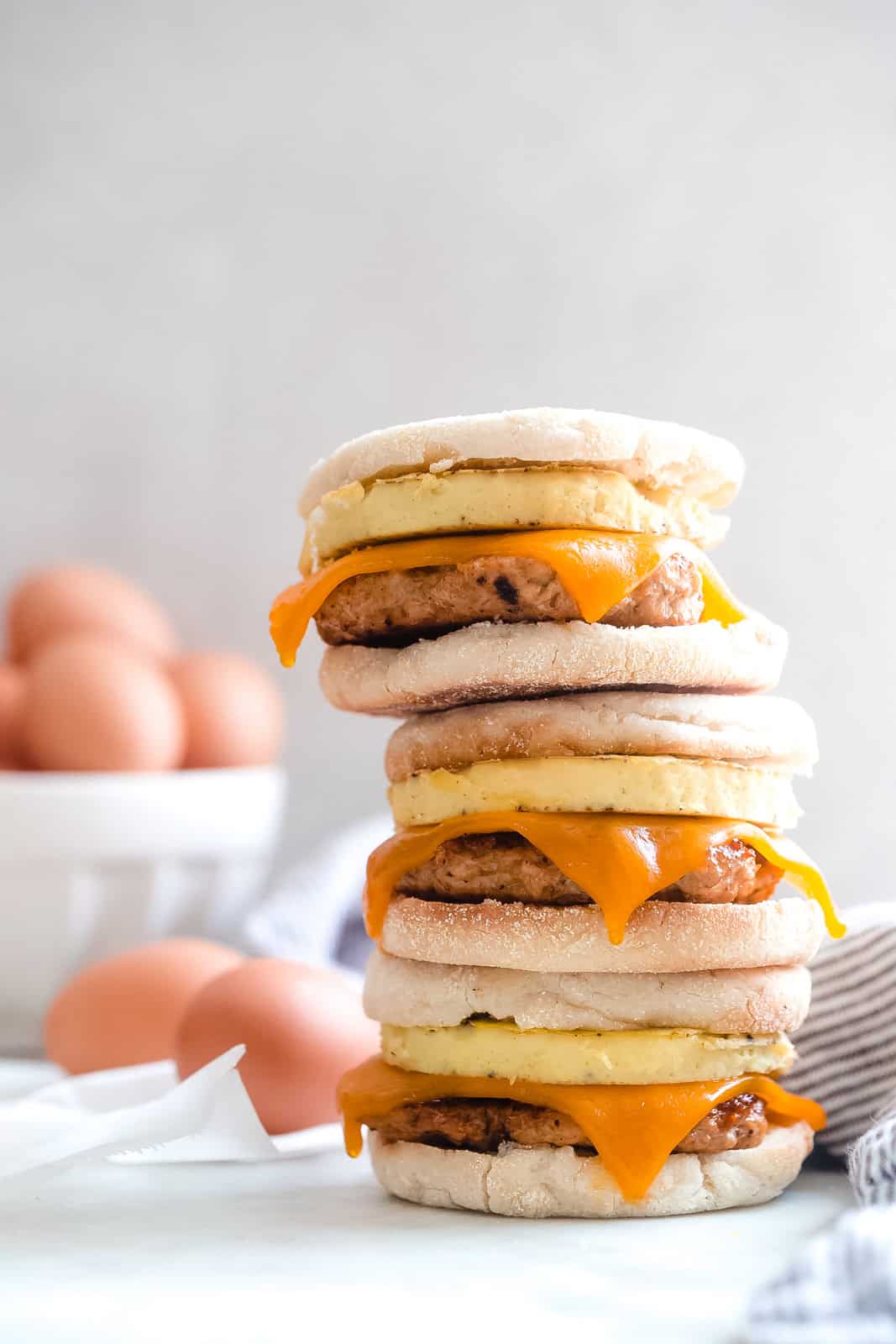 Freezer Breakfast Sandwiches