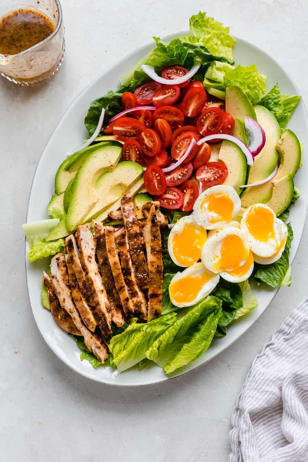 Honey Mustard Chicken Cobb Salad