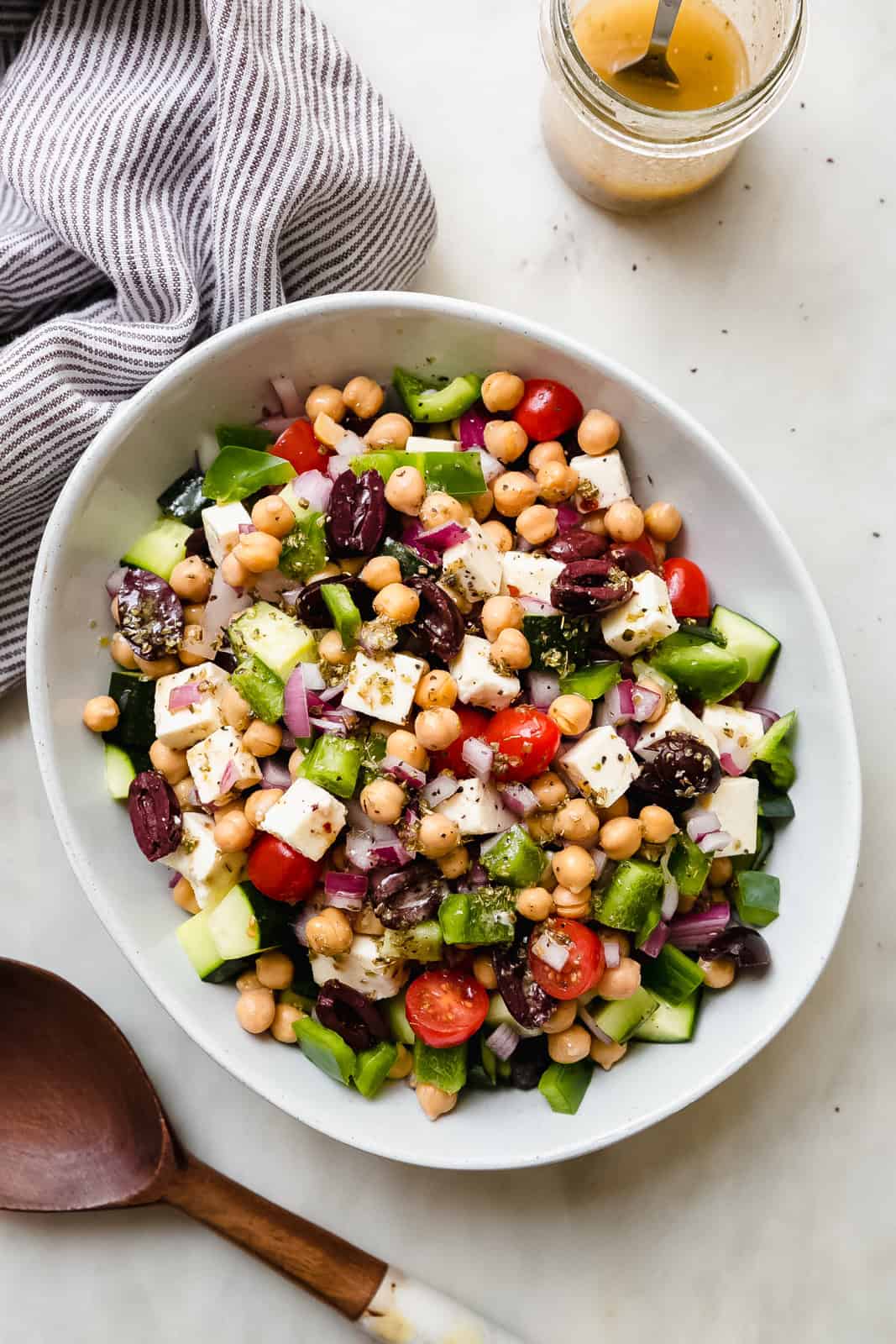 Marinated Feta Greek Salad