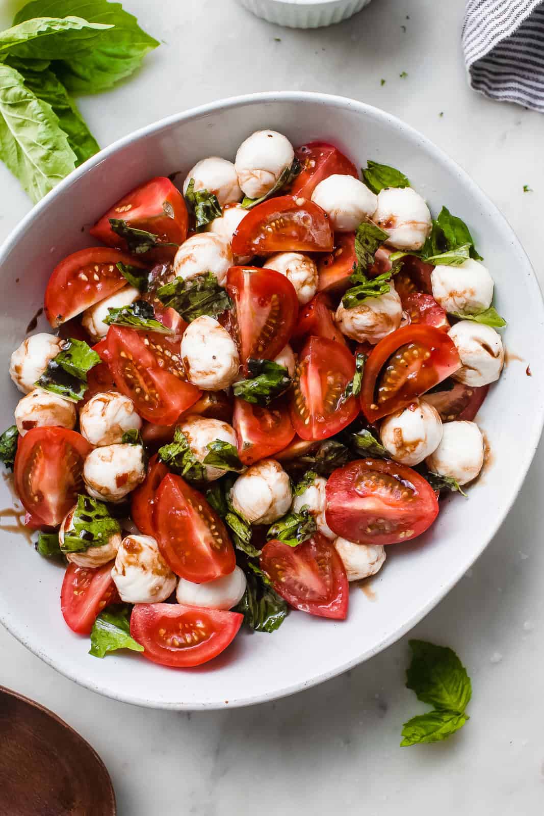 Marinated Mozzarella Tomato Salad
