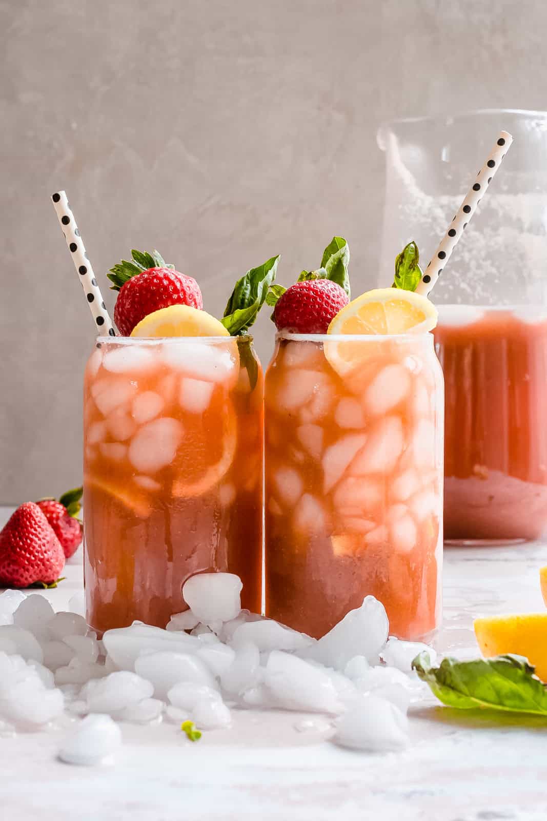 Refreshing Strawberry Basil Lemonade