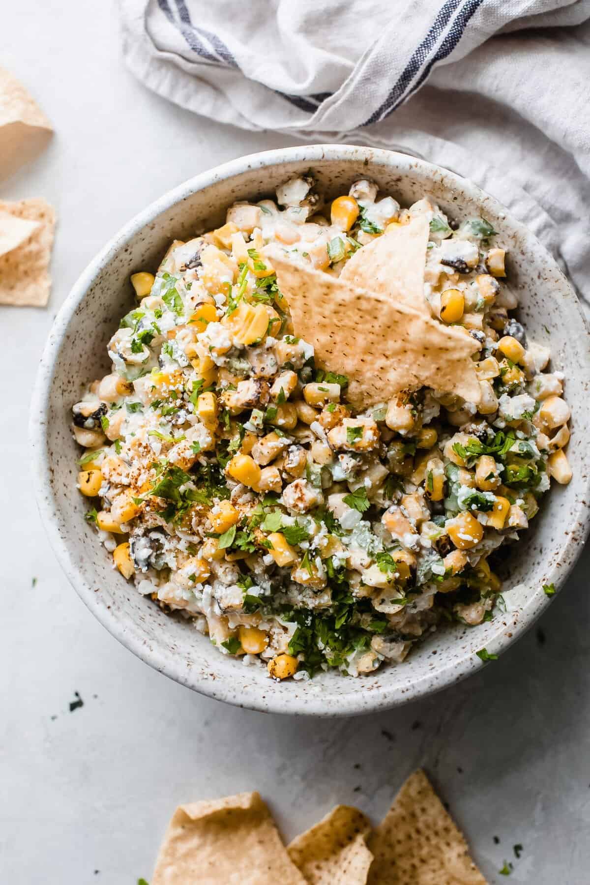 Creamy Mexican Corn Dip (Elotes Dip)
