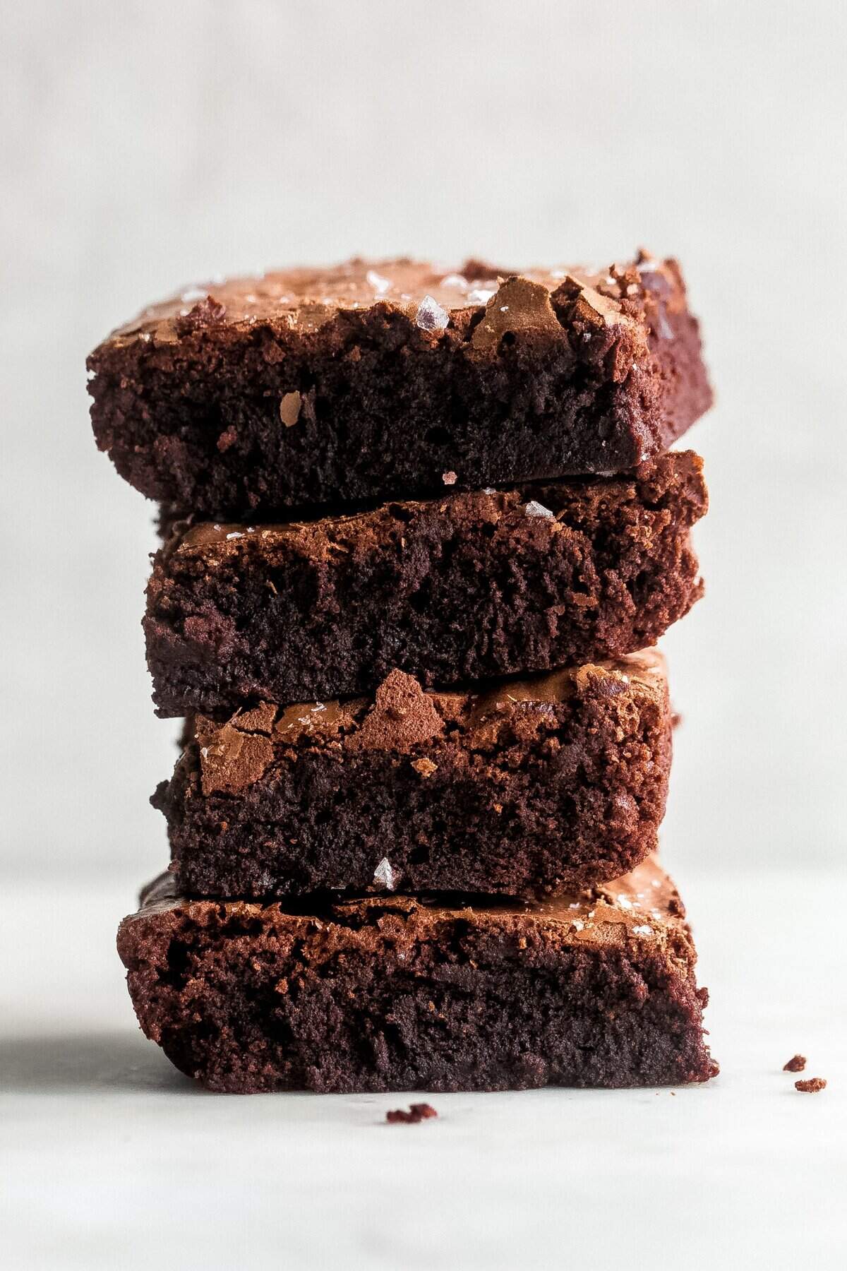 Pan-Banging Salted Fudge Brownies