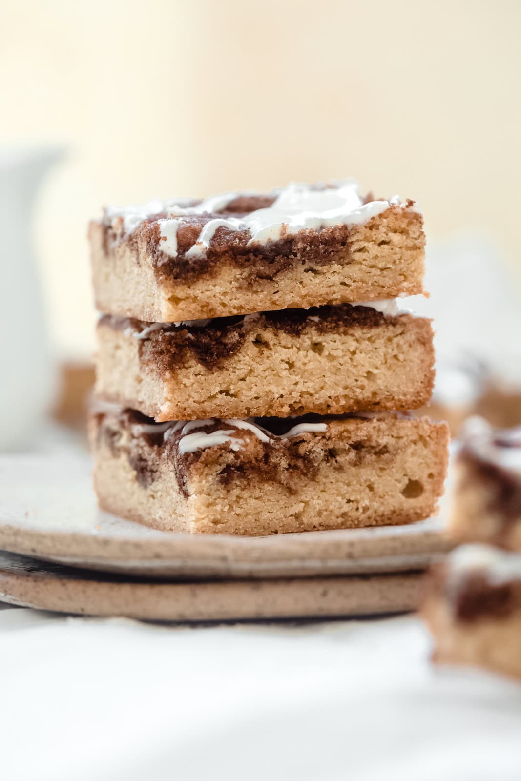Cinnamon Roll Blondies with Cream Cheese Frosting
