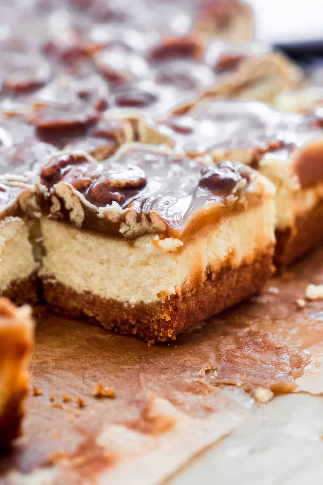Pecan Pie Cheesecake Bars