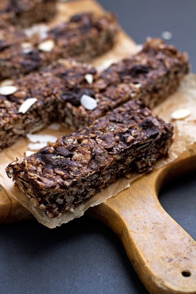 Almond Joy Coconut Chocolate Granola Bars