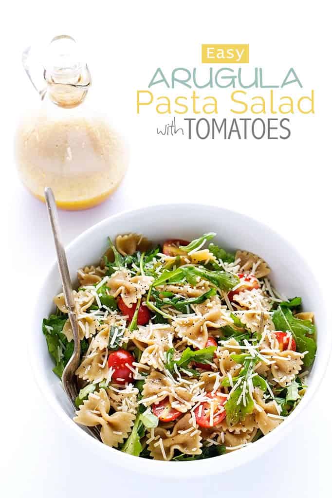 Arugula Pasta Salad with Tomatoes