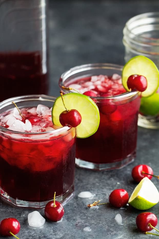 Pucker-Your- Lips Cherry Limeade