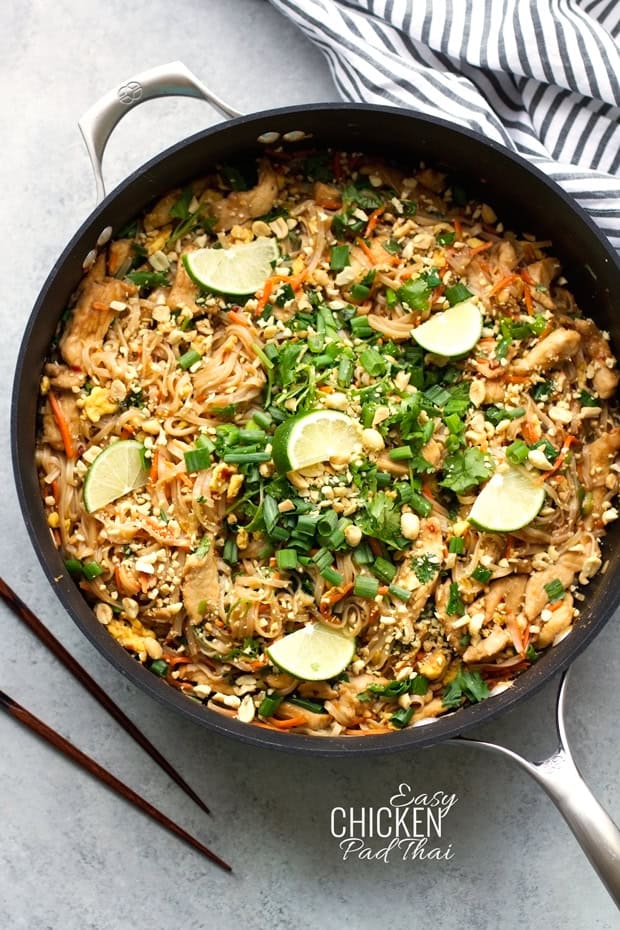 Easy Chicken Pad Thai