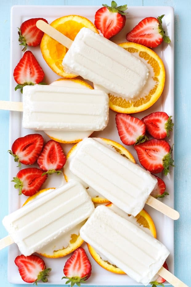 Coconut Popsicles (Paletas de Coco)