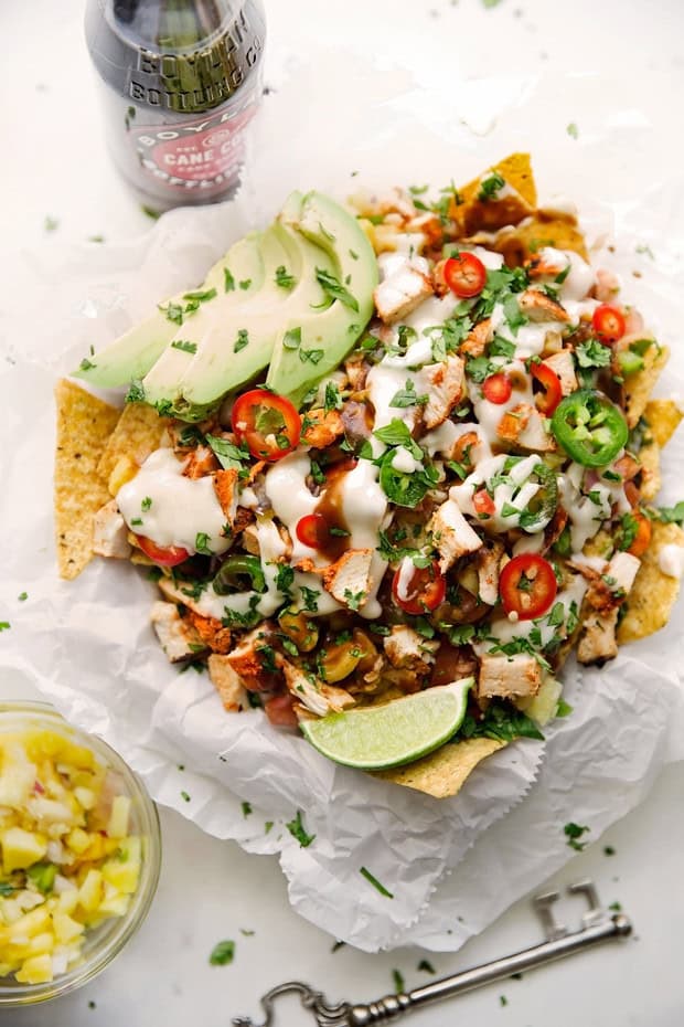 Loaded Tandoori Chicken Nachos