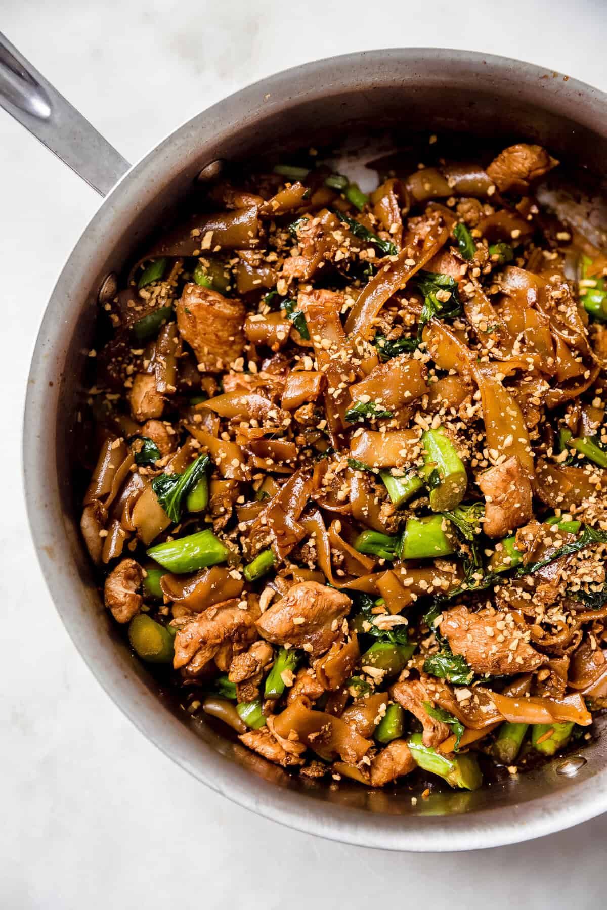 Garlicky Pad See Ew (Thai Rice Noodle Stir Fry)
