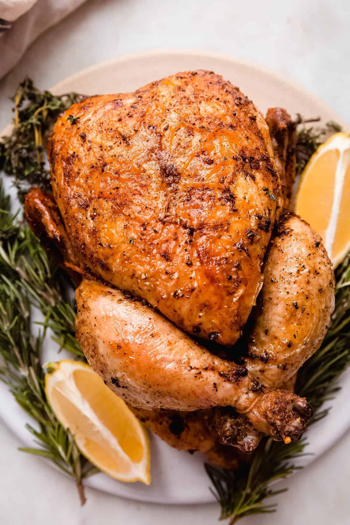 Oven Rotisserie Chicken (Faux-tisserie Chicken)