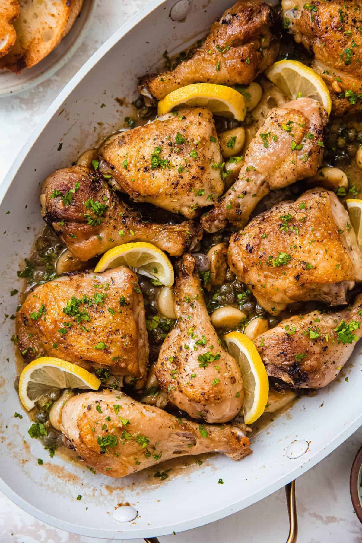 Soul-Warming Lemon Garlic Braised Chicken Recipe - Little Spice Jar