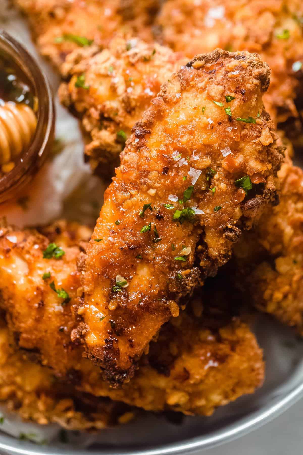 Parmesan Baked Chicken Fingers