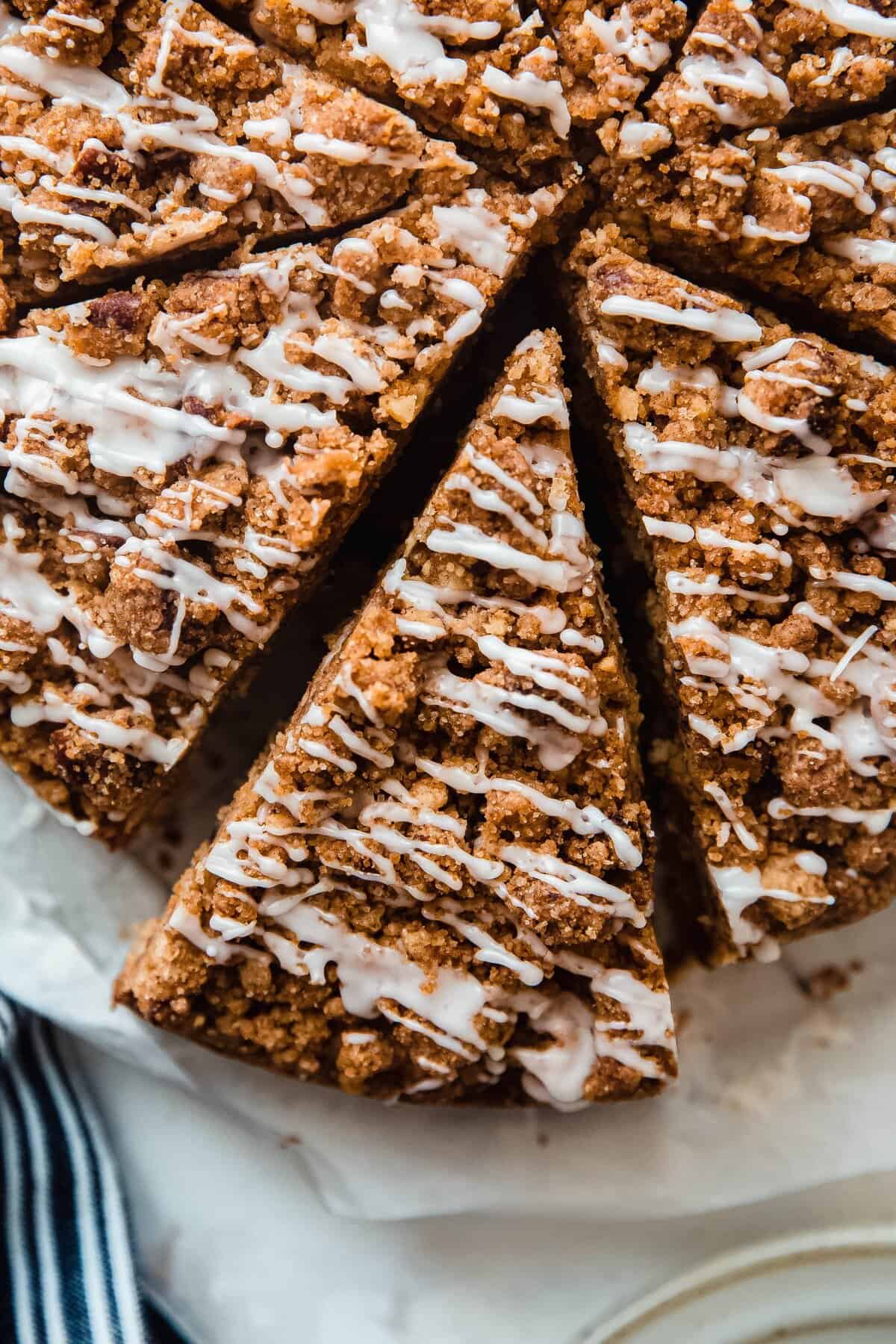 Brown Butter Cinnamon Pecan Coffee Cake