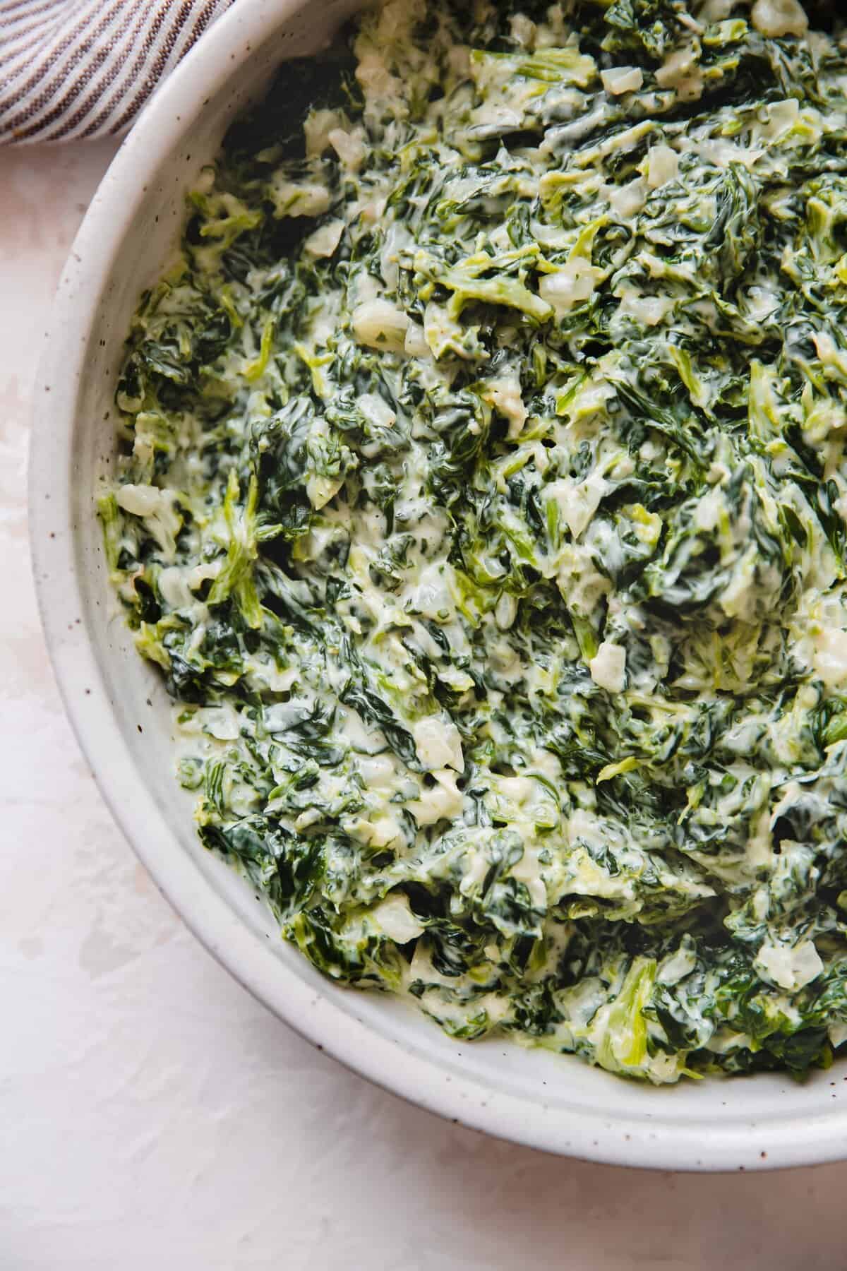The Best Creamed Spinach