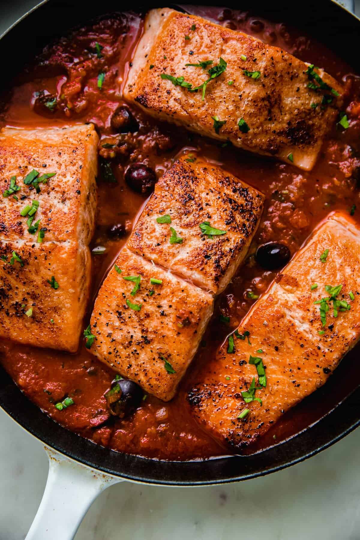 Salmon Cacciatore