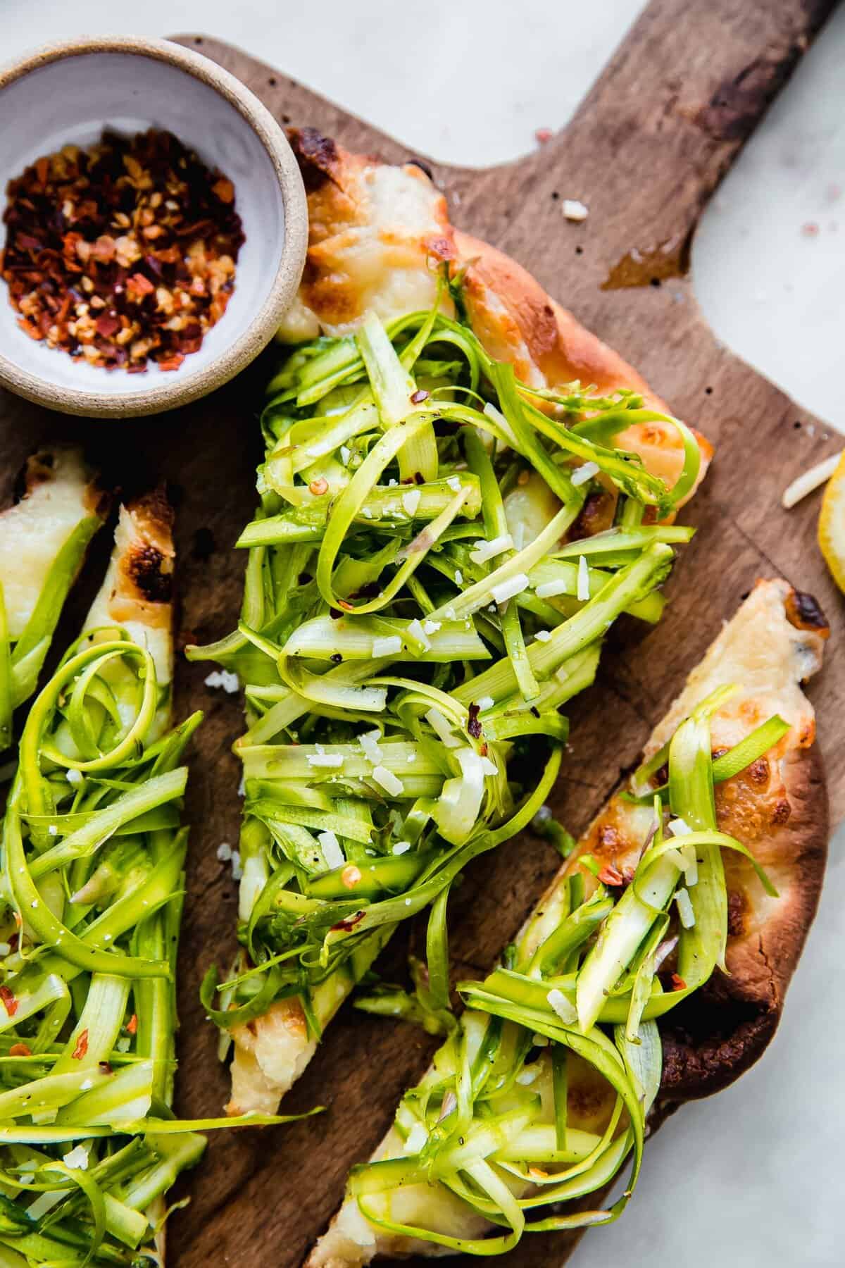 Shaved Asparagus Pizza