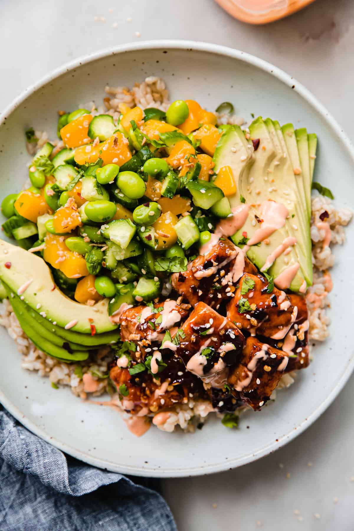 Thai Sweet Chili Salmon Bowls