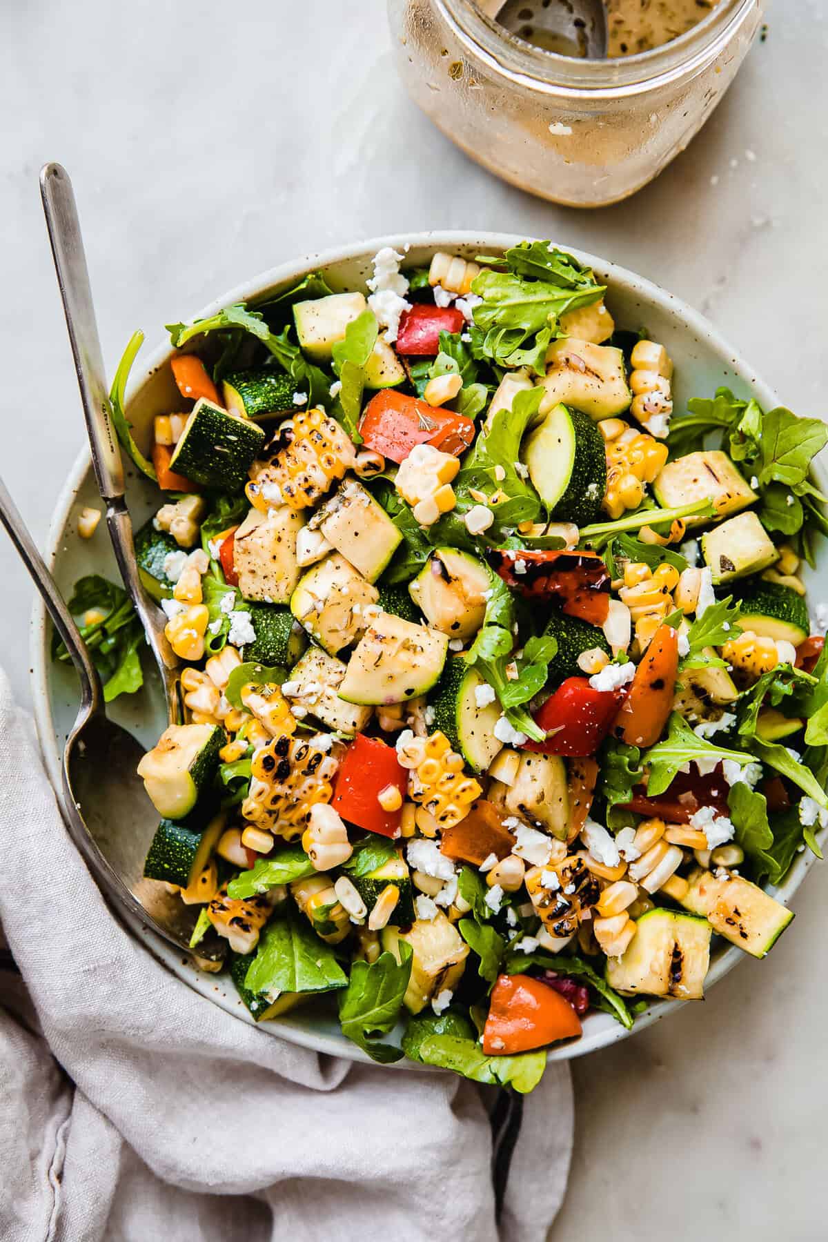 Grilled Zucchini Salad
