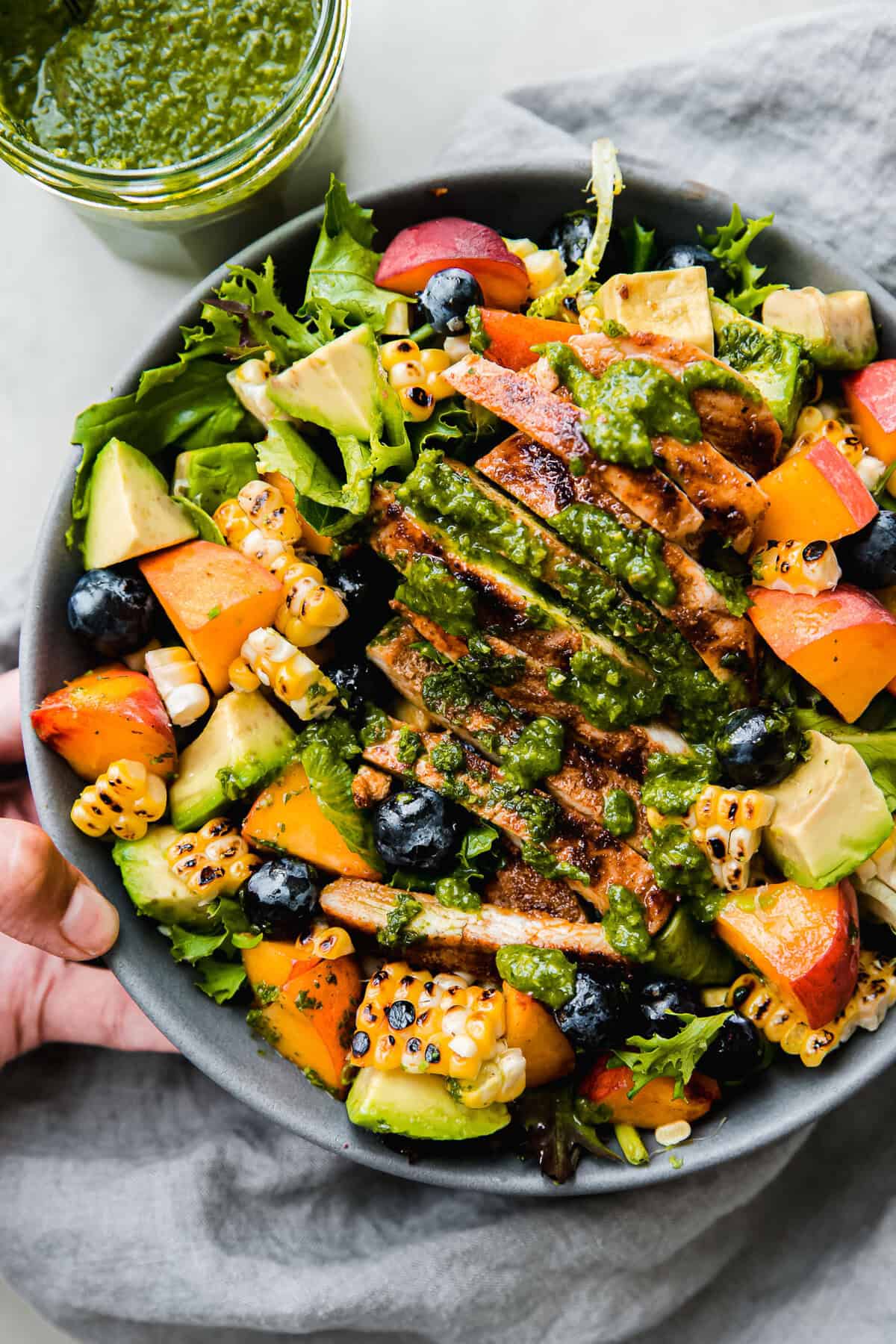 Summer Chicken Cobb Salad with Charred Corn Recipe