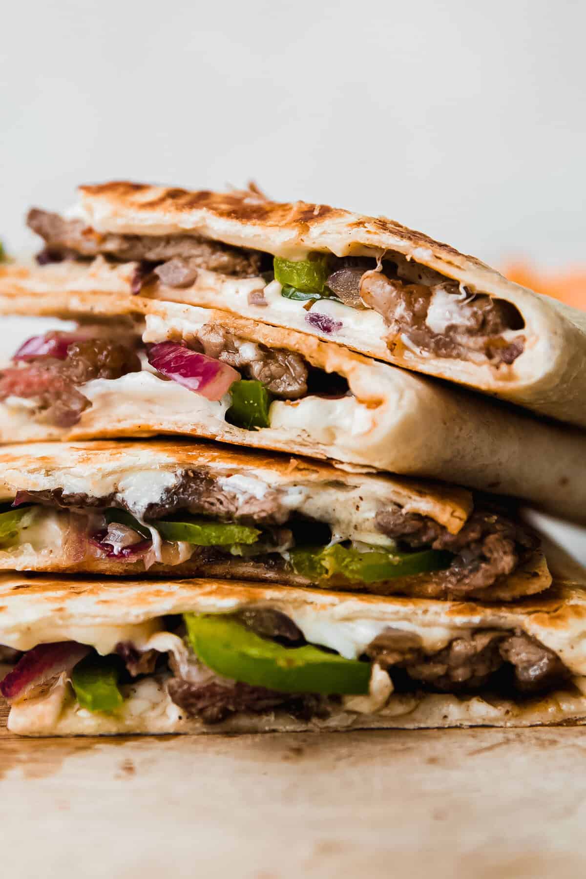 Chipotle Steak Quesadilla (Cheesesteak Quesadilla)