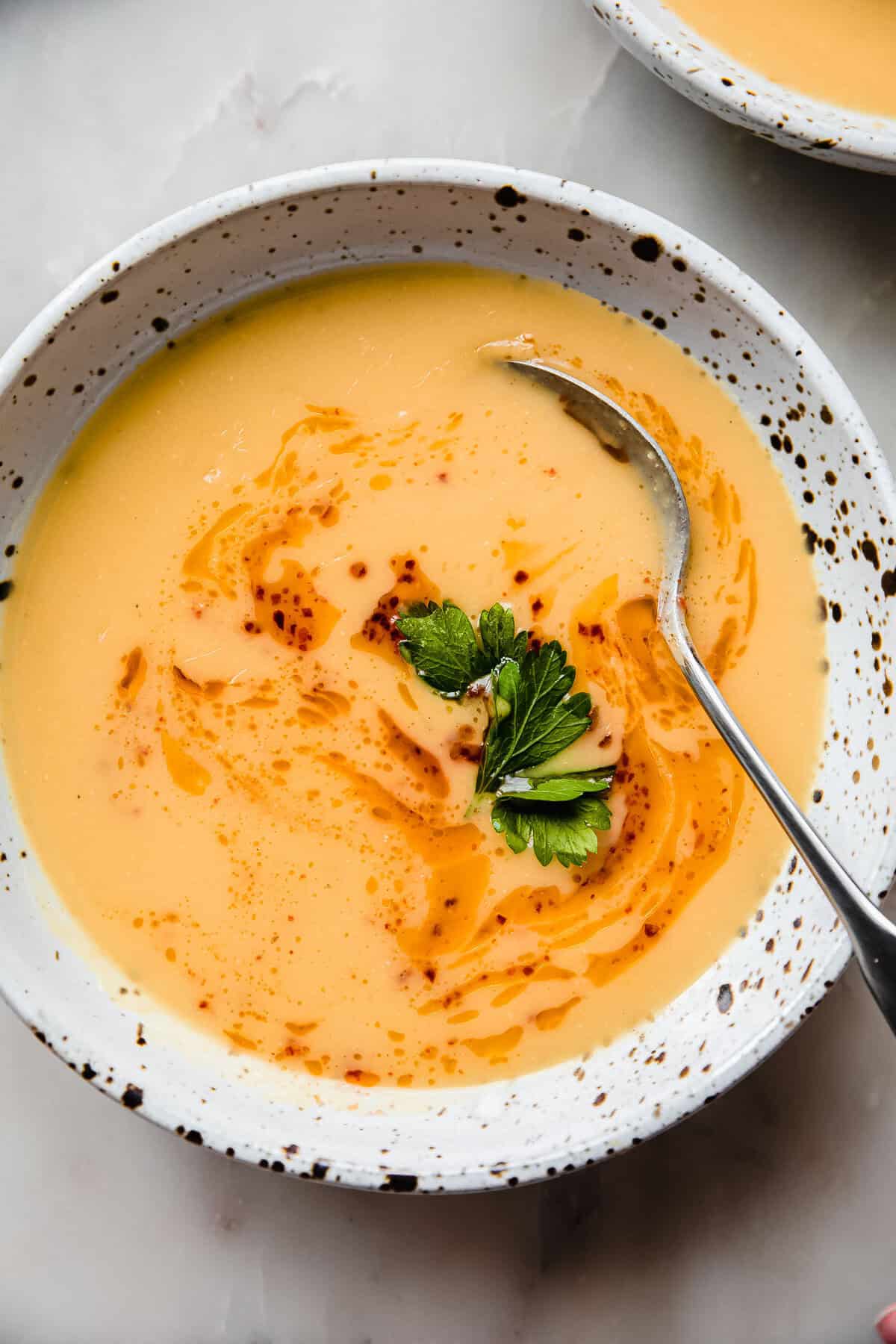 Turkish Red Lentil Soup (Mercimek Corbasi)