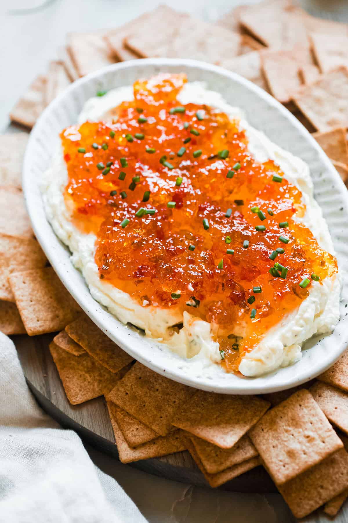 Easiest Pepper Jelly Cheese Dip