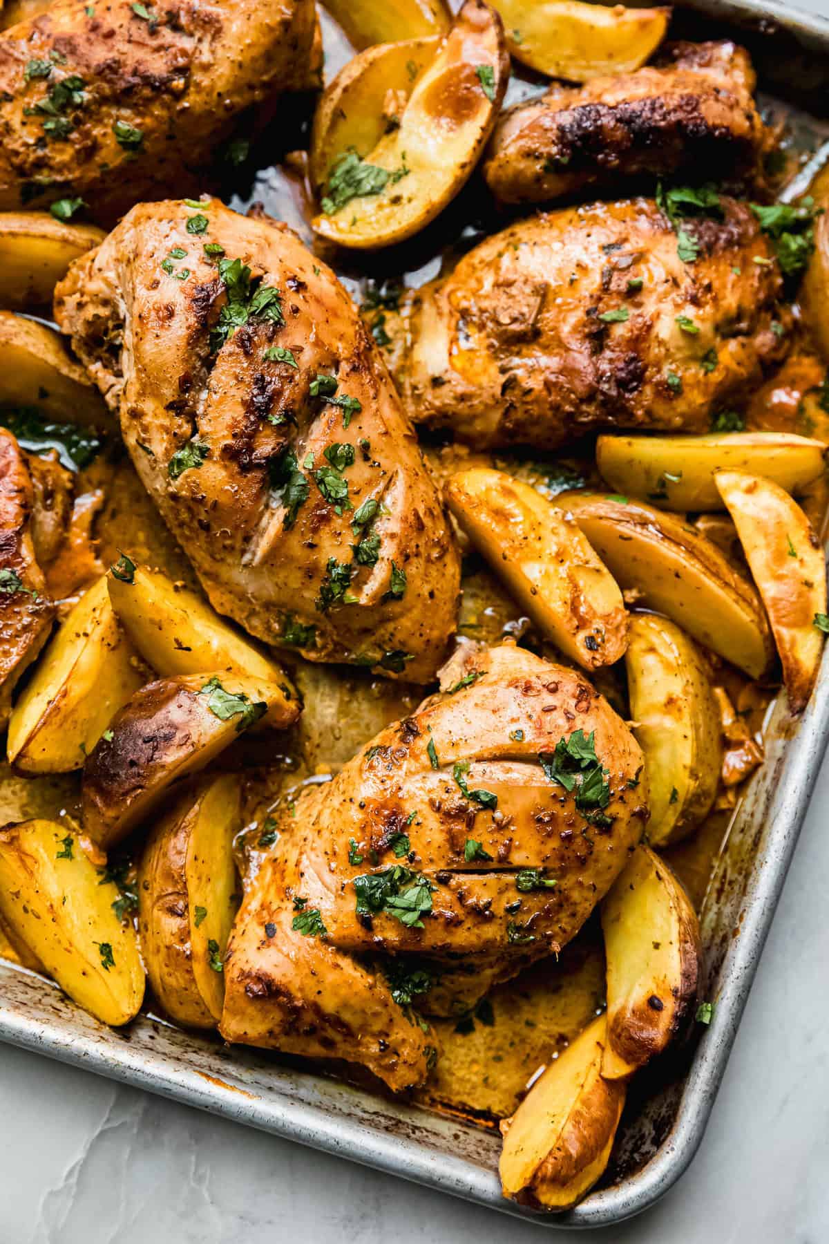 Easy Tandoori Chicken Sheet Pan Dinner