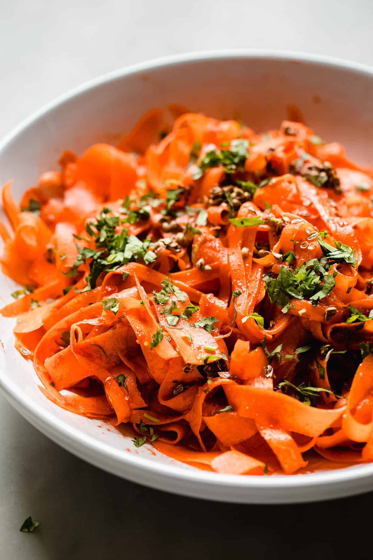 Spicy Raw Carrot Salad